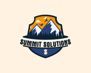 Outdoor Forest Mountain logo design