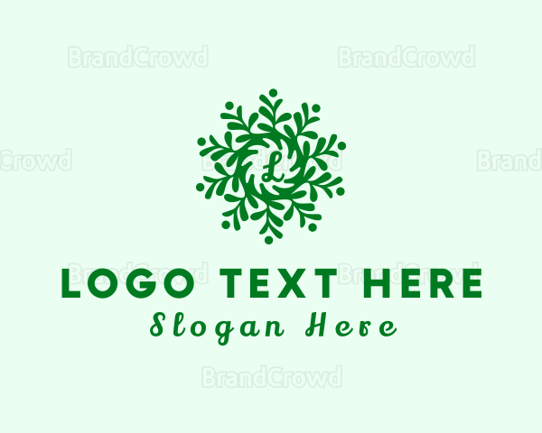 Garden Growing Plant Logo