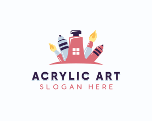 Preschool Art Learning  logo design