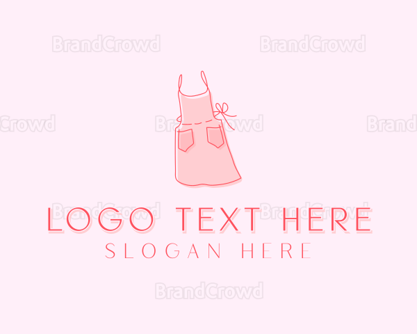 Kitchen Apron Dress Logo