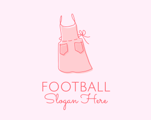 Simple - Pink Apron Dress logo design