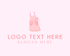 Clothing - Kitchen Apron Dress logo design