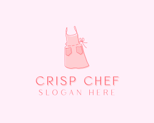 Kitchen Apron Dress logo design