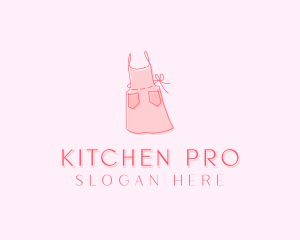 Kitchen Apron Dress logo design