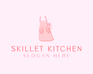 Kitchen Apron Dress logo design