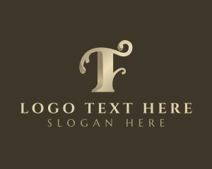 Letter F - Elegant Boutique Fashion logo design