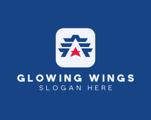 Star Wings Aviation logo design