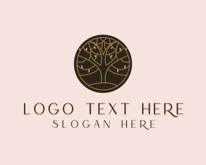 Gardening - Nature Tree Wellness logo design