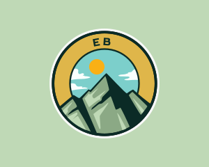 Hill - Mountain Peak Hiking logo design