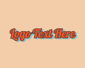 Company - Script Retro Business logo design