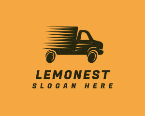 Driver - Fast Truck Logistics logo design