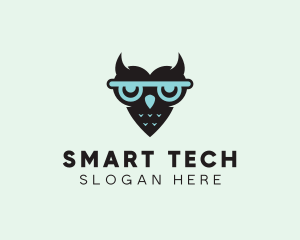 Smart - Smart Owl Glasses logo design