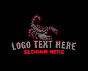 Illustration - Scorpion Creature Gaming logo design