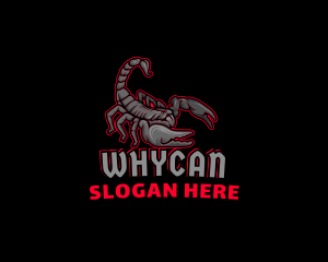 Scary - Scorpion Creature Gaming logo design