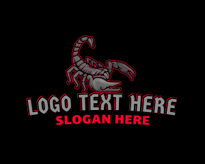 Scorpion - Scorpion Creature Gaming logo design