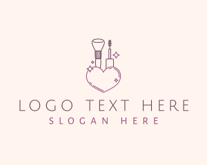 Mascara - Cosmetics Makeup Brush logo design