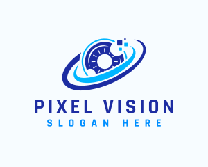 Eye Security Camera logo design