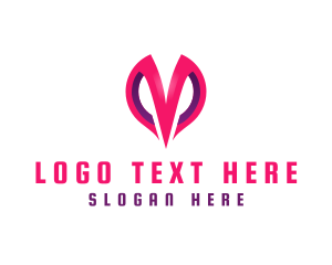 Advertising Agency - Digital Gaming Letter M logo design