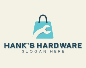 Bag Hardware Wrench logo design