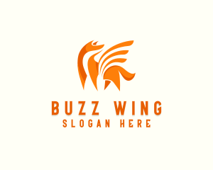 Winged Fox Company logo design