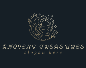 Floral Woman Cosmetics logo design