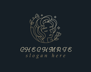 Floral Woman Cosmetics logo design