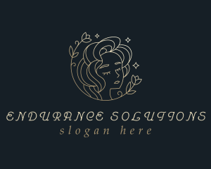 Floral Woman Cosmetics logo design