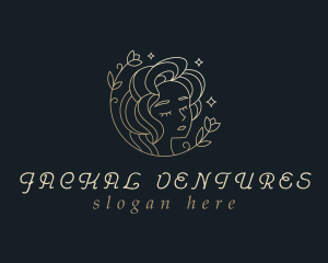 Floral Woman Cosmetics logo design