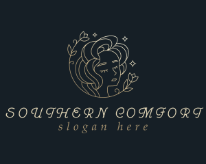 Floral Woman Cosmetics logo design