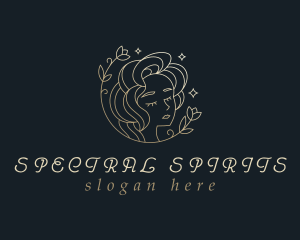 Floral Woman Cosmetics logo design