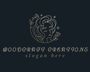 Floral Woman Cosmetics logo design