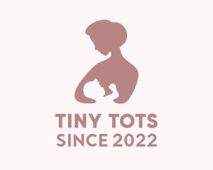 Pediatric - Breastfeeding Pediatric Silhouette logo design