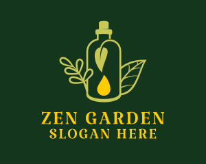 Organic Oil Jar  logo design