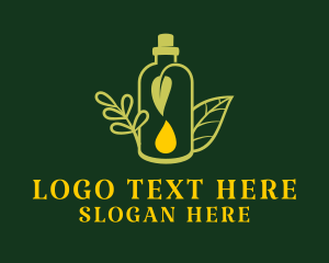 Oil Extract - Organic Oil Jar logo design