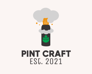 Pint - Draught Beer Explosion logo design