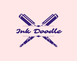 Author Pen Novel logo design