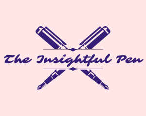 Author Pen Novel logo design