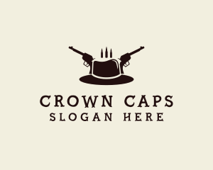 Headgear - Western Fedora Hat logo design