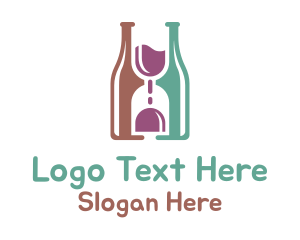 Wine Drinking Time Logo