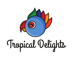 Brazil - Colorful Parrot Head logo design