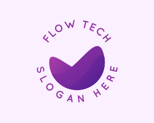 Flow - Fancy Beauty Wave logo design
