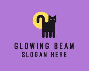 Halloween Pet Cat logo design