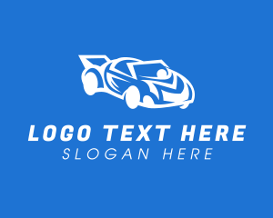 Car Racing - Racing Car Automotive logo design