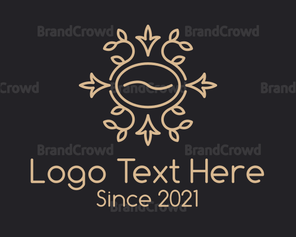 Coffee Bean Ornament Logo