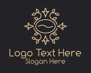 Coffee Bean Ornament Logo