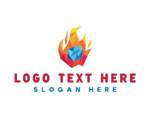 Heat - Energy Fire Ice logo design