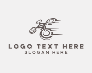 Videography - Aerial Photography Drone logo design