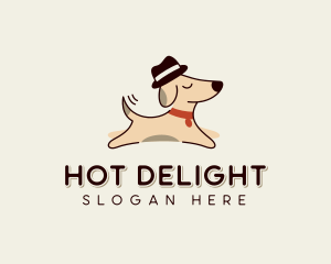 Dog Hat Pet Fashion logo design