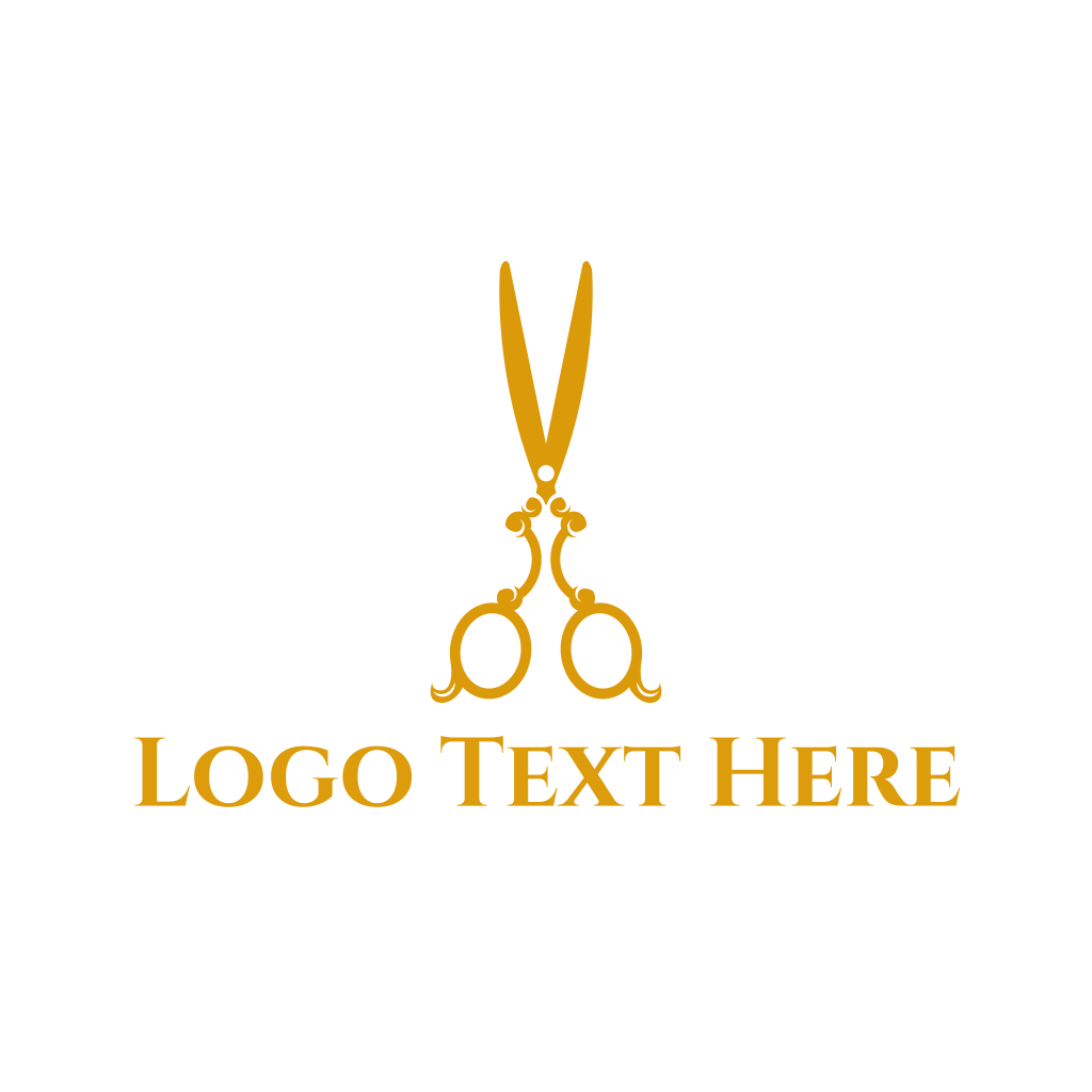 Gold Scissors Logo | BrandCrowd Logo Maker