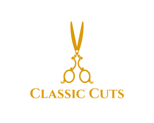 Barber Shop - Golden Shears Grooming logo design